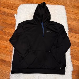 Eddie Bauer free heat Mens black hoodie size XL